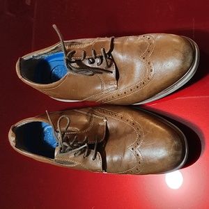 Nunn Bush comfort gel brown dress shoes size 10